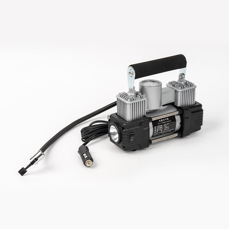 SX-201 dobbeltcylinderluftkompressor + værktøjskasse